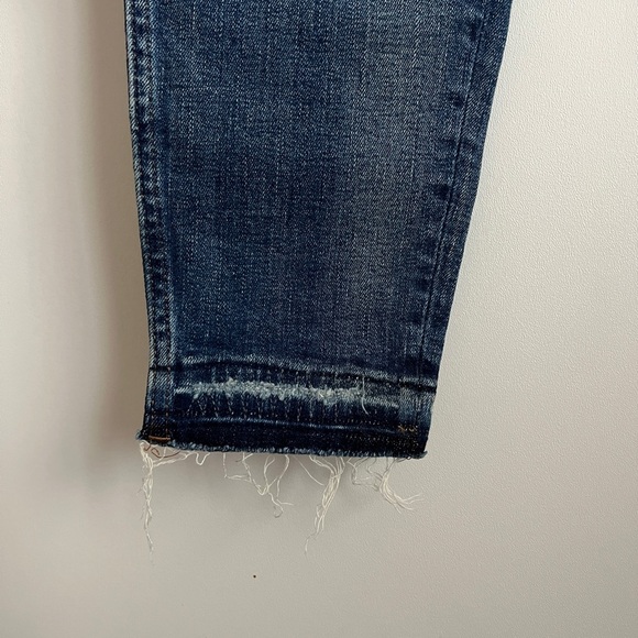 Madewell 9” High Rise  Skinny Jeans in York Wash: Rip and Repair Edition NWT - Picture 7 of 13